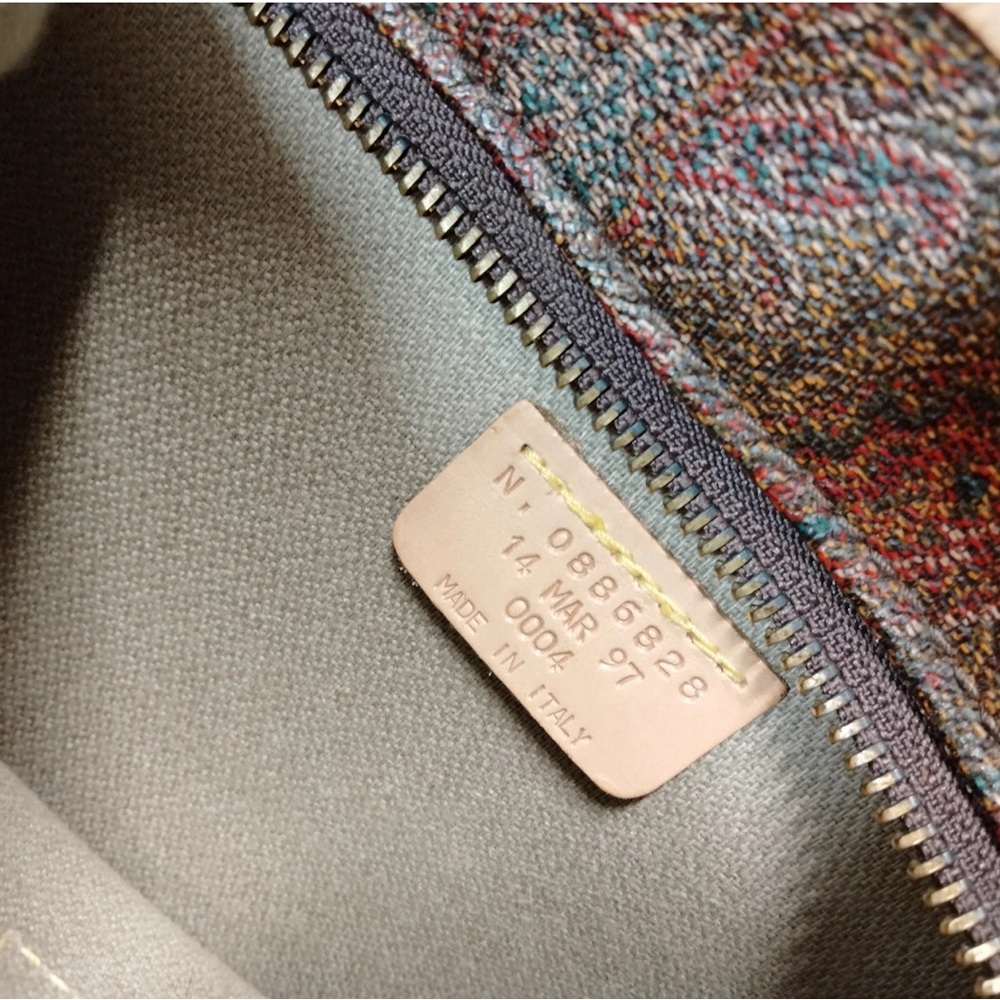 Etro Boston Bag With, Luggage Tag, Lock, and 2 Keys, EUC and Crossbody Strap - Picture 11 of 11